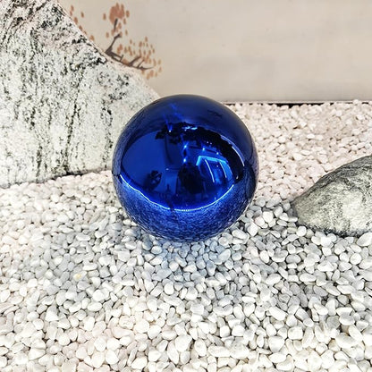 Gazing Ball Stainless Steel Gazing Globe Mirror Reflective Garden Sphere Floating Pond Balls Gazing Ball Shiny Home Outdoor Ornament