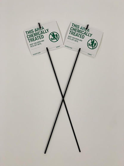 Lawn Treatment Application Stakes & Minnesota Signs (Economy Style Stake / 500 pc. Pack)