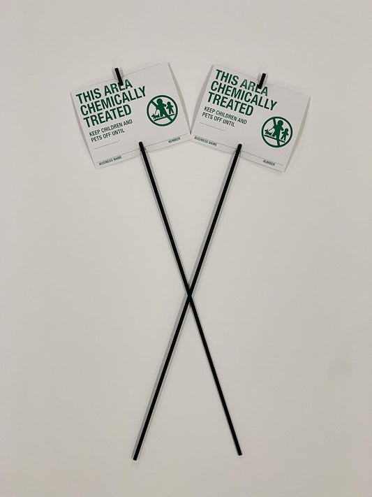 Lawn Treatment Application Stakes & Minnesota Signs (Economy Style Stake / 500 pc. Pack)