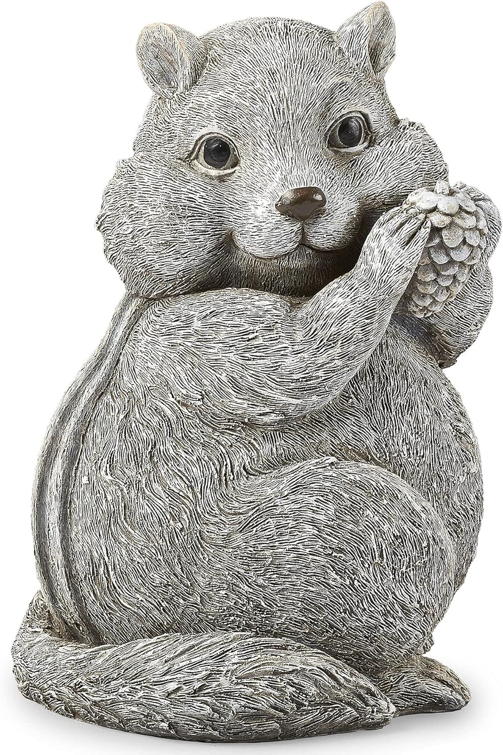 Roman Garden - Chipmunk Statue, 8.75" H, Pudgy Pals Collection, Resin and Dolomite, Decorative, Garden Gift, Home Outdoor Decor, Durable, Long Lasting