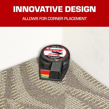 Tomcat Spin Trap for Mice, Fully Enclosed Mouse Trap Provides a Quick, No-Mess Kill, 2 Traps