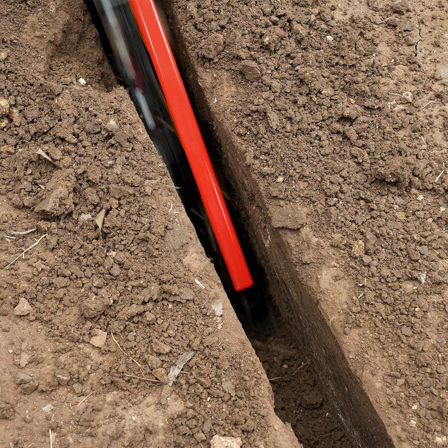 429cc 14HP Kohler Gas Powered E-Start Cable Ditching Mini Trencher,24'' Trench Depth, 27pcs Carbide Alloy High-Pressure Teeths,TCR1500 (Red)