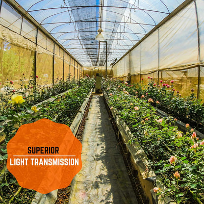 Farm Plastic Supply - Clear Greenhouse Plastic Sheeting - 6 mil - (25' x 15') - 4 Year UV Resistant Polyethylene Greenhouse Film, Hoop House Green House Cover for Gardening, Farming, Agriculture