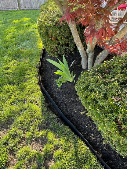 8-Pack Steel Landscape Edging 40 * 6 Inch Metal Edging for Landscaping Border Tall Garden Edging Lawn Edging No-dig Hammer in Edging with Gloves(26.7FT Total Length)