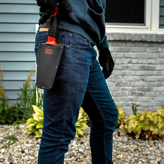 Radius Garden 17011 Root Slayer, Trowel/Holster, Original Red