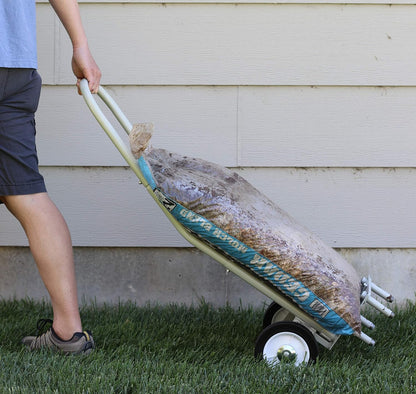 Step 'N Tilt Core Lawn Aerator Version 4 Kit (3.4 Inch Standard Length Coring Tines Without Soil Core Container)
