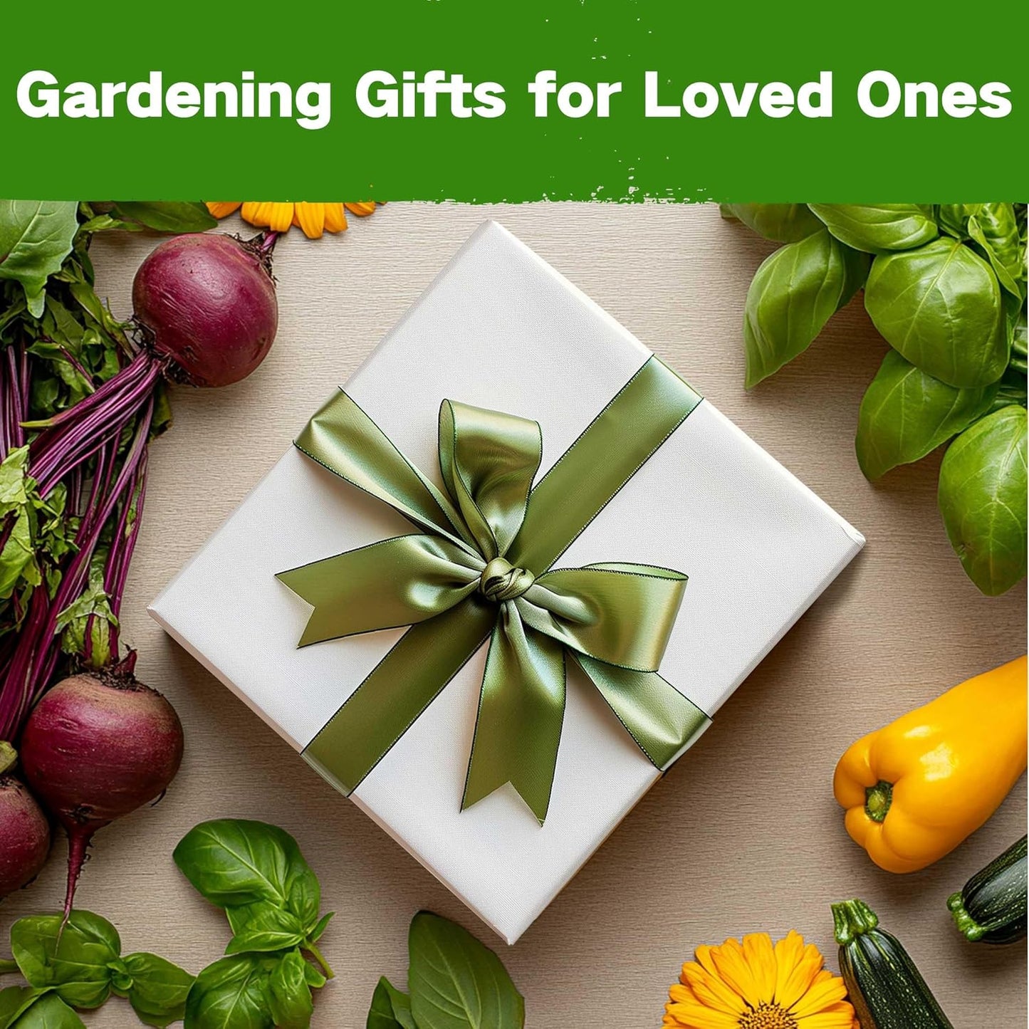 Lush&Dew USDA Zone 3 Seed Bank, Gardening Gifts for Women Men, 32 Varieties Non-GMO Heirloom Seeds for Planting Vegetables Fruits, Year Round Survival Seed Kit for Raised Garden Bed Greenhouse