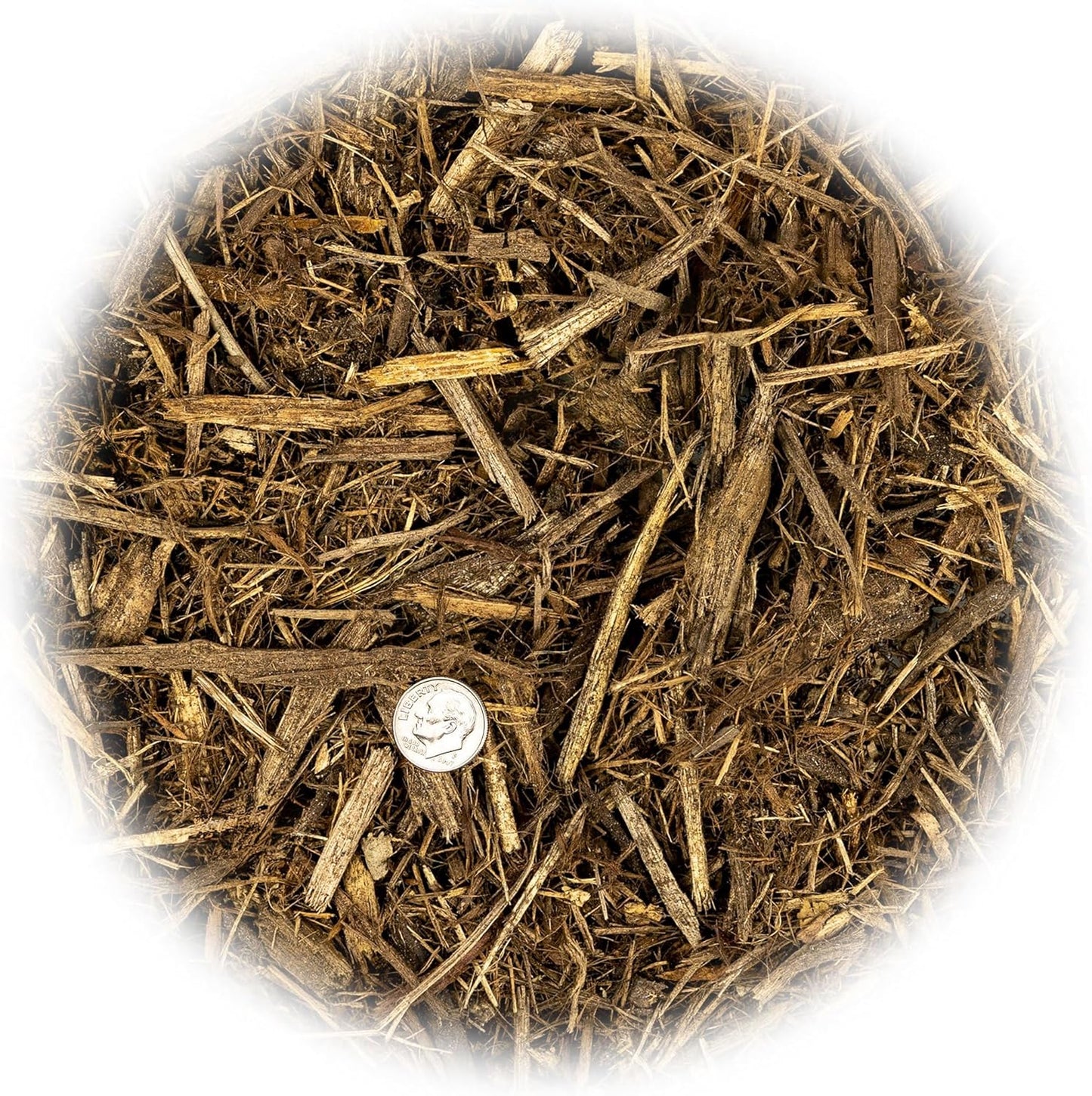 Gardenera Natural Mulch Cover - Naturally Suppress Weeds and Enhance Plant Growth - 4 QUARTS