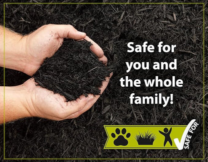 MulchWorx Black Mulch Color Concentrate - 5,600 Sq. Ft. - Pure Midnight Black Mulch Dye Spray