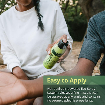 Natrapel Tick & Insect Repellent Eco-Spray - Bug Spray with 20% Picaridin - Family Protection Against Mosquitoes, Ticks & More - Up to 12 Hours of Protection - 6 oz (2 Pack)