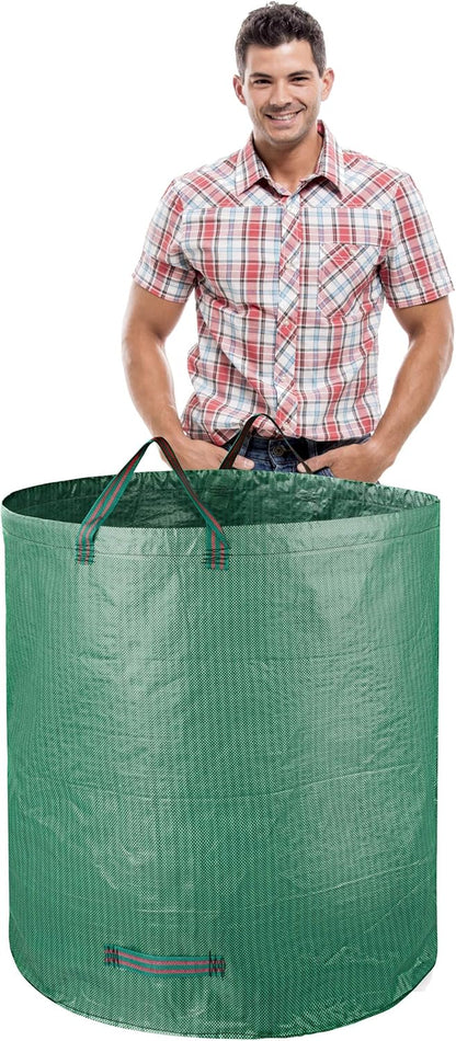 GardenMate 2-Pack 132 Gallons Reusable Garden Waste Bags (H34, D34 inches) - Yard Waste Bags