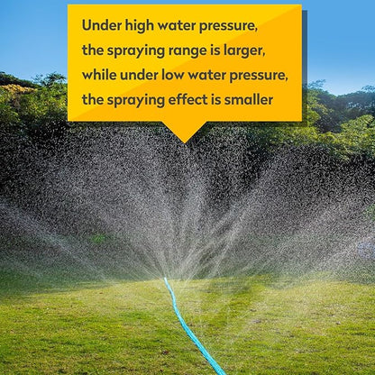 Sprinkler Hose 25FT, Heavy Duty Watering Hoses, Efficient Irrigation Tubing for Garden Lawn Sprinklers System with 10 Pack Staples