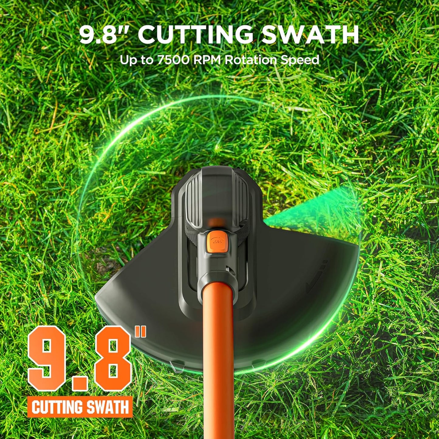 Litheli 20V Cordless String Trimmer & Edger + Leaf Blower Bundle with 2×2.0Ah Batteries & Charger, Lightweight Lawn Tools for Garden and Yard Cleaning