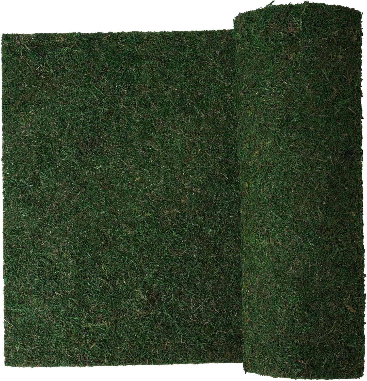 Byher Dried Moss Table Runner for Party Garden Decoration , Dark Green (30cm X 92cm ( 12" x 36" ))