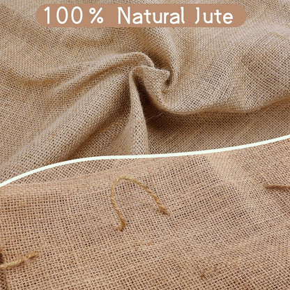 Kmise Premium Tightly Woven Burlap Potato Sack Race Bags (Pack of 6)，39"x25" Natural Jute Burlap Sacks for Kids & Adults, Reusable Eco-Friendly Grow Bag for Field Day Games & Harvest Storage