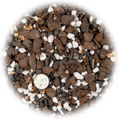Premium Bonsai Soil All Purpose Fast Draining Mix - Pumice, Lava, Calcined Clay and Pine Bark Potting Pre Mixed Bonsai Plant Soil Mixture by GARDENERA - Made in USA - (3 Quart Bag)