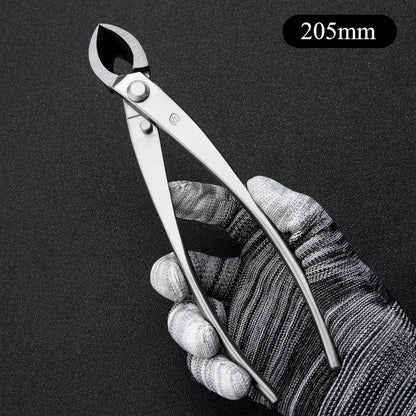 TianBonsai Bonsai Tools 5-Piece Alloy Steel Bonsai tool Kit In Cluding 210mm Long Handle Scissors / 205mm Branch Cutter / 205mm Knob Cutter / 200mm Straight Root Hook/Tweezers (NBK5-01)