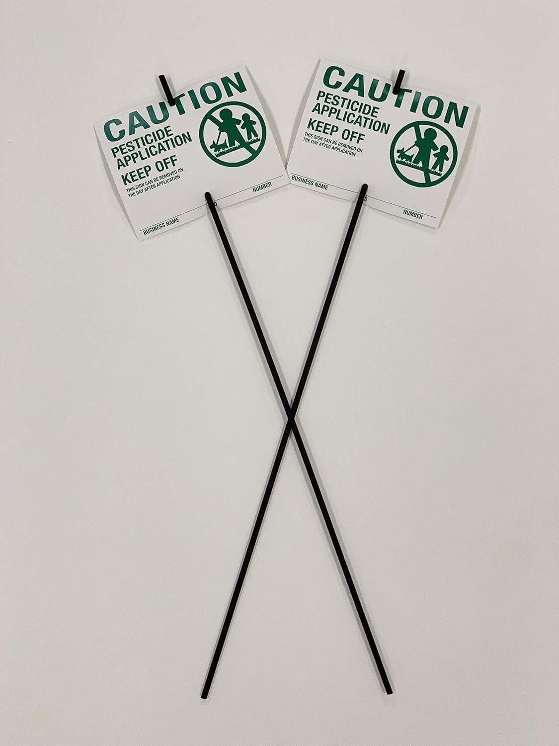 Lawn Treatment Application Stakes & Georgia Signs (Economy Style Stake / 1,000 pc. Pack)