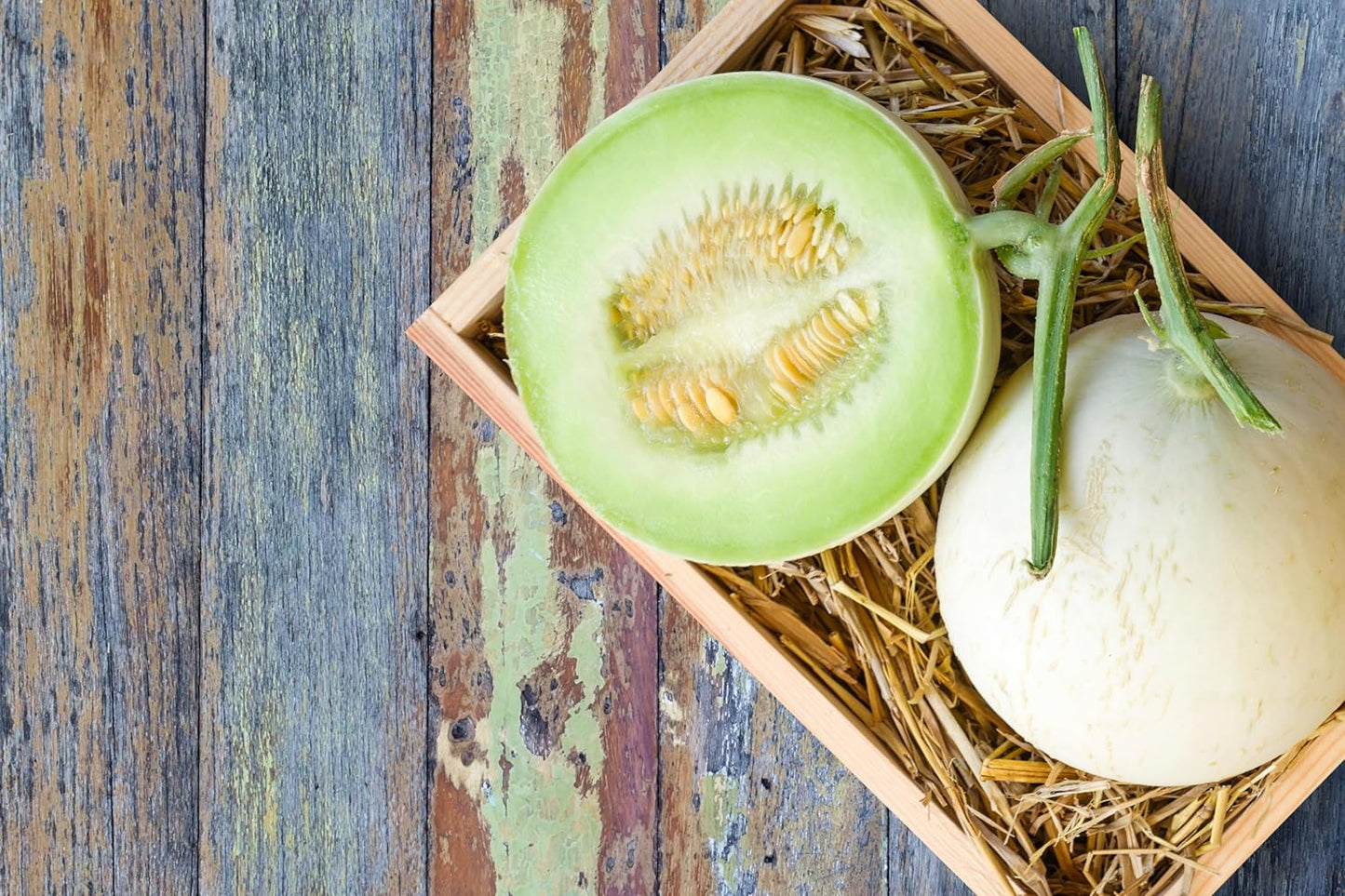 Melon Seeds Variety Pack for Planting – 4 Non-GMO Heirloom Varieties: Crimson Sweet & Sugar Baby Watermelon, Honeydew, Hale's Best Jumbo Cantaloupe – High Germination, USA-Grown Garden Fruit Seeds