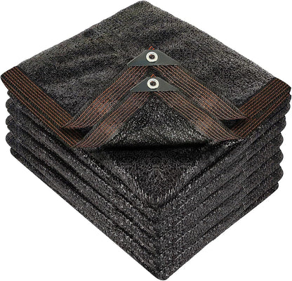 winemana 70% Black Shade Cloth, 20 x 20 FT Durable Mesh Tarp with Grommets, Resistant Garden Sun Shade Netting with Taped Edge for Plant Cover, Greenhouse, Patio, Tomatoes, Chicken Coop, Barn Kennel