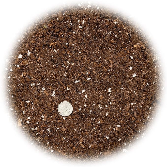 Premium Grapefruit Potting Mix - Expertly Crafted with Peat Moss, Perlite, Worm Castings, and Lime for Stronger Roots and Optimal Nutrient Absorption - 4 Quart