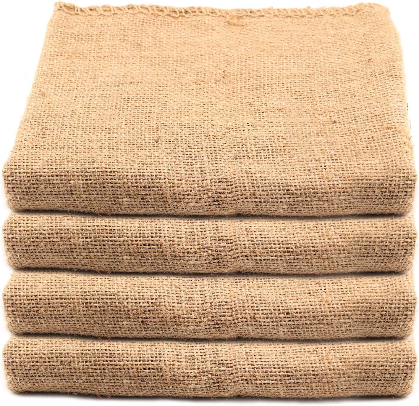 KEILEOHO 8 Pack 40 X 24 Inch Large Burlap Bags, Large Burlap Sacks for Gardening, Planting Growing Bag, Potato Bags