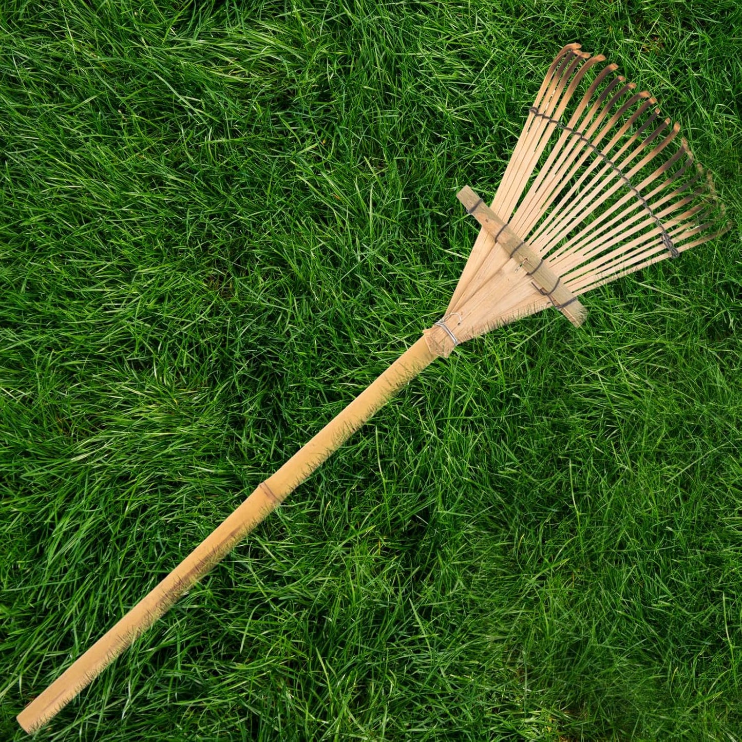 GANAZONO Rakes for Lawns Leaf Scoops Hand Rakes Gardening Lawn Held Wind Tools Japanese Yard Wood with Handle Landscape Loosening Soil s Small Wooden Child Leaves