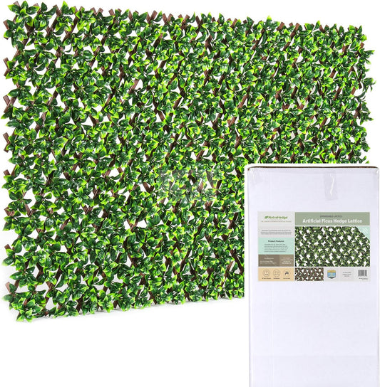NatraHedge Artificial Ficus Leaf Expandable Lattice
