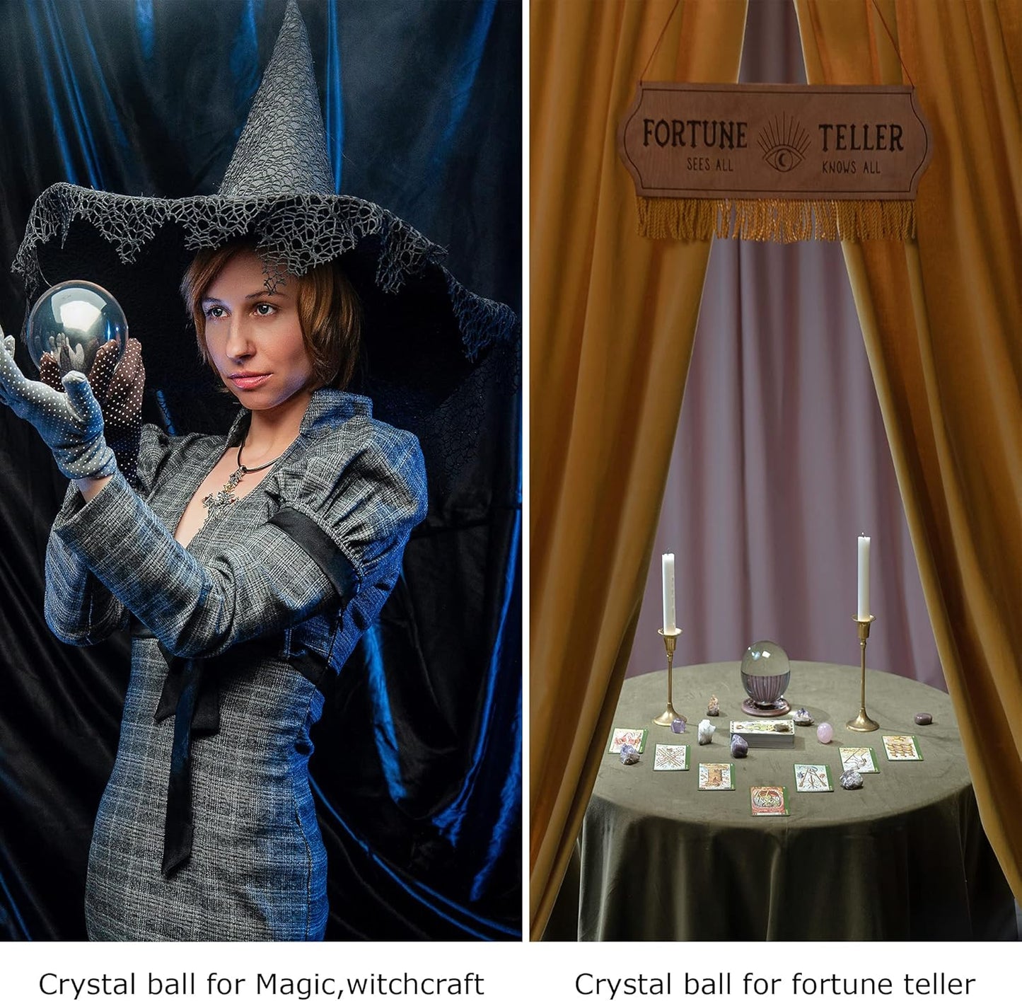 Clear Crystal Ball with Stand 100mm/3.9 inch for Fortune Teller Accessories,Decorative Ball,Magic,lensball Photography,Feng Shui,Witchcraft Decor,Scrying,Large Quartz Crystal Orb Prop Glass Sphere