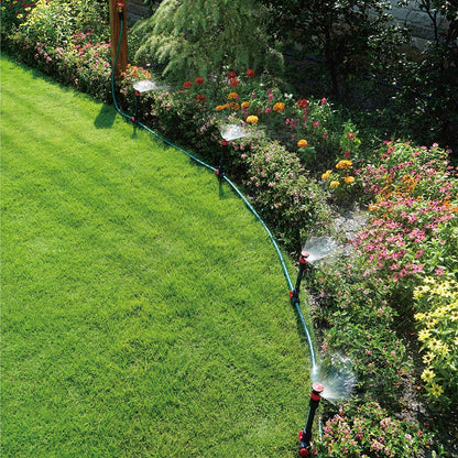 Eden 98063 Multi-Adjustable Flex Design Above Ground Irrigation Garden Sprinkler System, Sprinkler