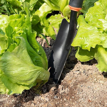 Garden Tool Set (Garden Tool Set, 5 Pieces, Gardening Tool Kit Including 2 Shovels, Rakes, Cultivators, and Transplanting Tools, Rust-Resistant Iron Tools, Rubber Grip Handles (5))