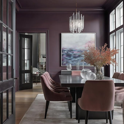 EVOLVE Paint & Primer: Environment-friendly, Low Sheen with One-coat Coverage for Interior & Exterior surfaces (Gentle Plum, 1-Gallon)