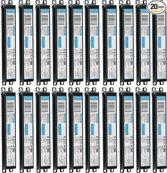 OHLECTRIC 20 Pack - Replacement for ICN2P32-SC 1&2 Lamp - T8 Fluorescent Ballast, Electronic