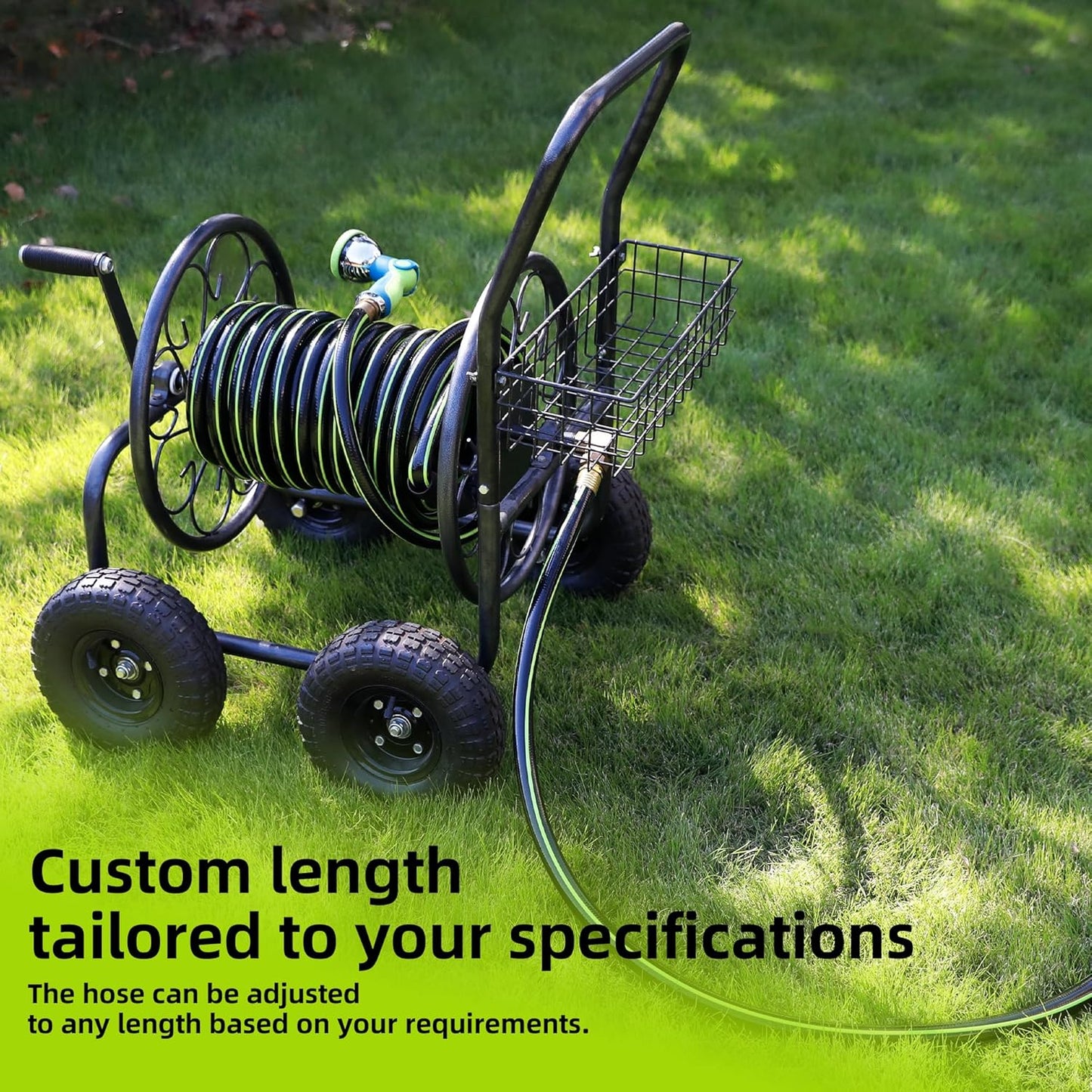 Worth Leader Short Garden Hose 3/4 in. x 4 ft. -Heavy Duty Durable Lightweight PVC Rubber Water Pipe for Agriculture, Lawn Care & Commercial Use -No Kink, Flexible, Leakproof, Male to Female Fittings