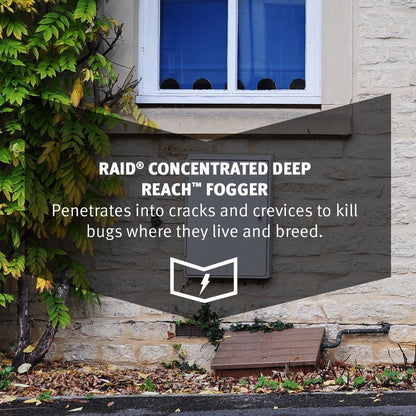Raid Concentrated Deep Reach Foggers, 4.5 oz (Pack of 3 x 1.5 oz)