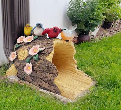 Bird Statues Gutter Downspout Extension Statues Garden Decoration,Resin Statue Outdoor Decor,Animal Downspout Diverter,Decorative Gutter Extension,3"×3" Downspout Extender Diverter Splash Block