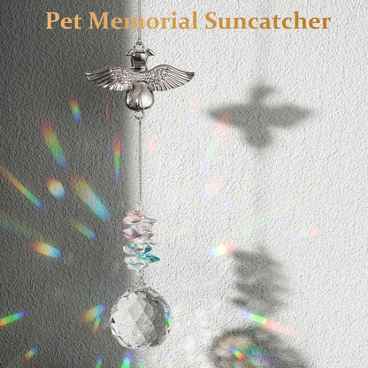 Loss of Dog Sympathy Gift - Dog Memorial Suncatcher, Pet Loss Sympathy Gifts, Passing Away Remembrance Bereavement Gift Idea