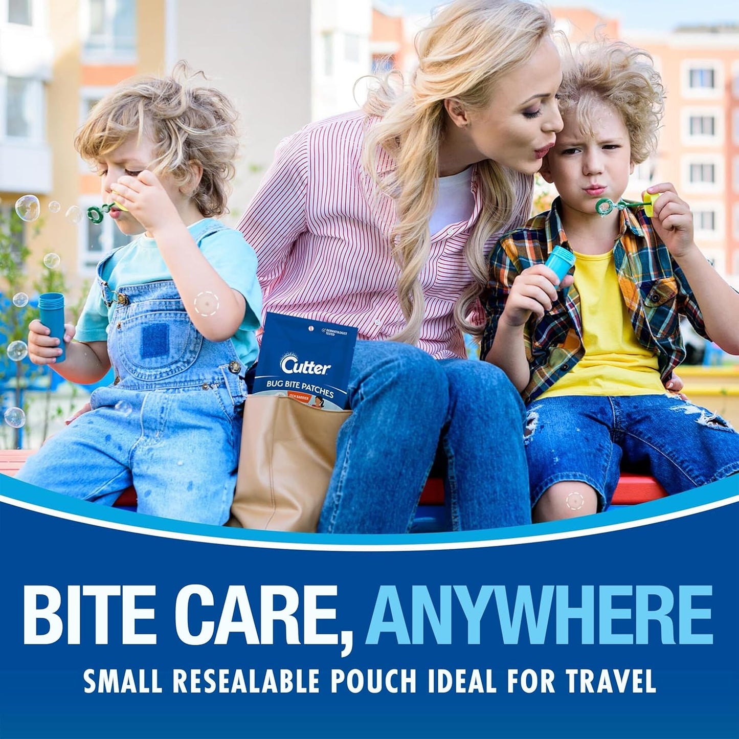 Cutter Bug Bite Patches Itch Relief Hydrocolloid Patches for Kids & Adults, Absorbs Fluids, Helps Heal, Prevents Scratching, Mosquito Itch Relief, Hydrocortisone & Suction Tool Alternative, 51 Count