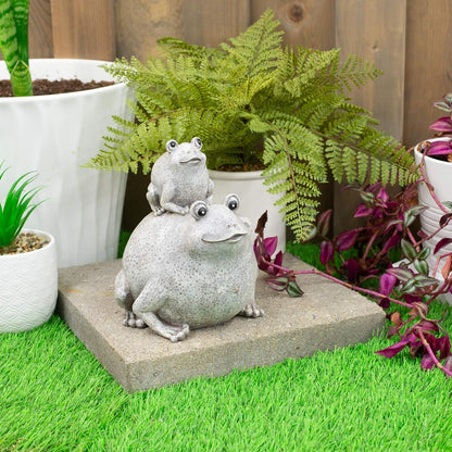 Roman, 7.75" H Mini & Me Pudgy Pals Garden Statue, Outdoor Decor