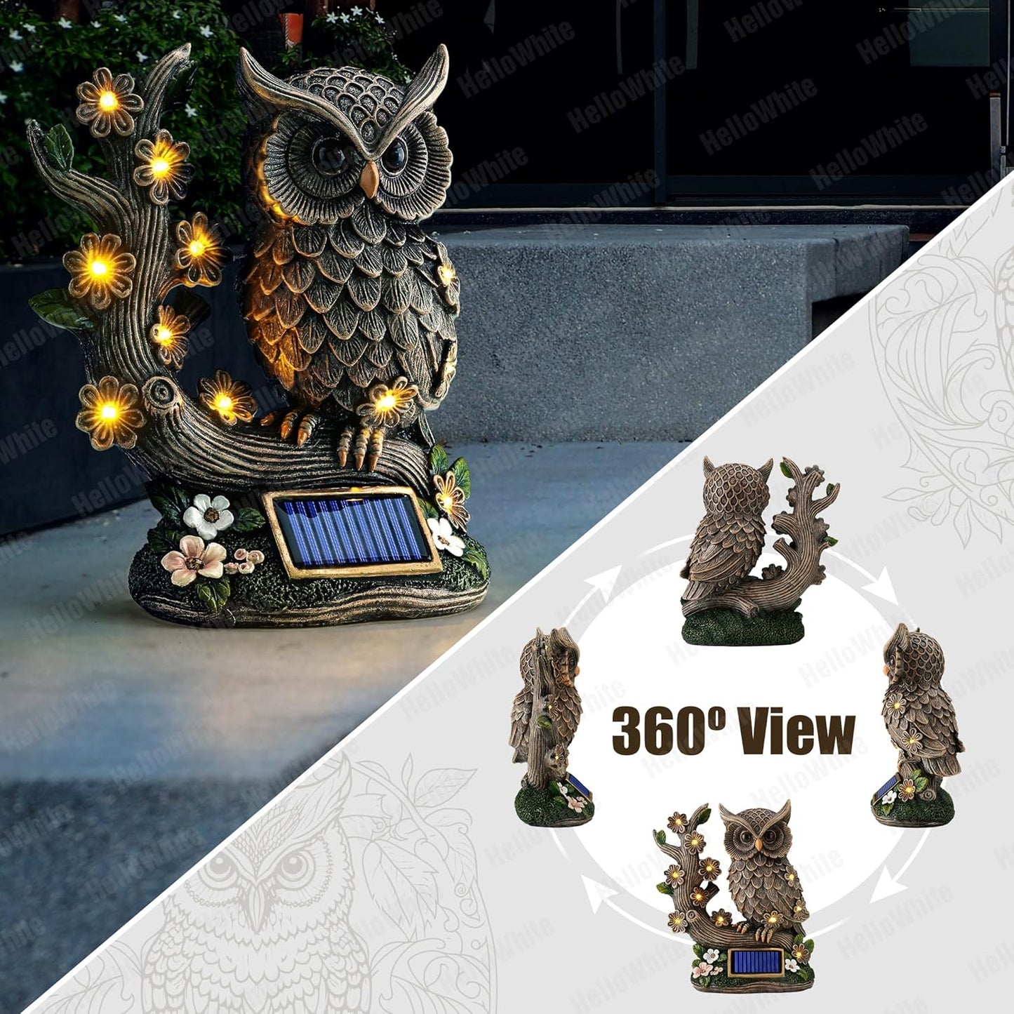 Solar Garden Decorations – Beautiful Outdoor Garden Statue for Yard Decor, Garden Decor & Outdoor Decor | Perfect Yard Art and Outdoor Statues for Garden Decor for Outside