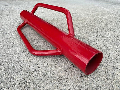 Sandbaggy U & T Post Driver, 30% More Heavier & Sustainable Than Competitors - 15.5 lb Fence Post Driver That Fits up to 2-3/4 inch - 10 Guage Industrial Grade Steel - Red (Pack of 1)