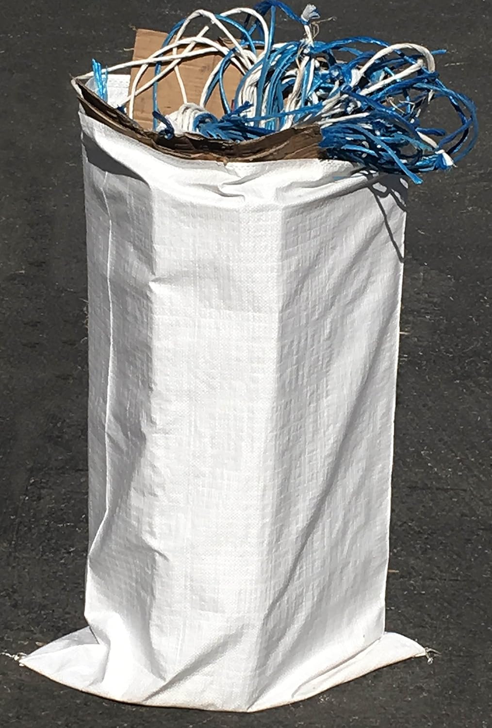 Sandbaggy Large Sandbags - Size: 25" x 40" - Thick Heavy Duty Contractor Bags, Heavy Duty Garbage Bags, Dumpster Bag, Construction Trash Bags, 6 mil (5 Bags)