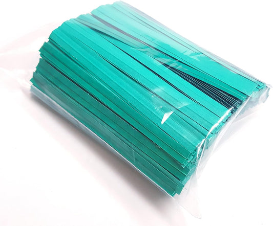 4" Length 5000 Twist Ties, Plastic Coated, No Rip, Paper Ties Cello General Use, Ideal Party Favor