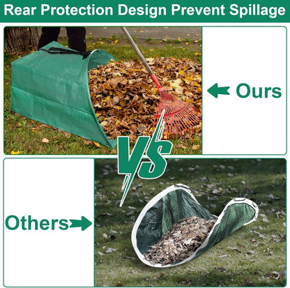 53 Gallons Leaf Collector Reusable Leaf Bag Yard Waste Bags Lawn Bag Leaf Picker Upper Lawn Sweeper for Leaves