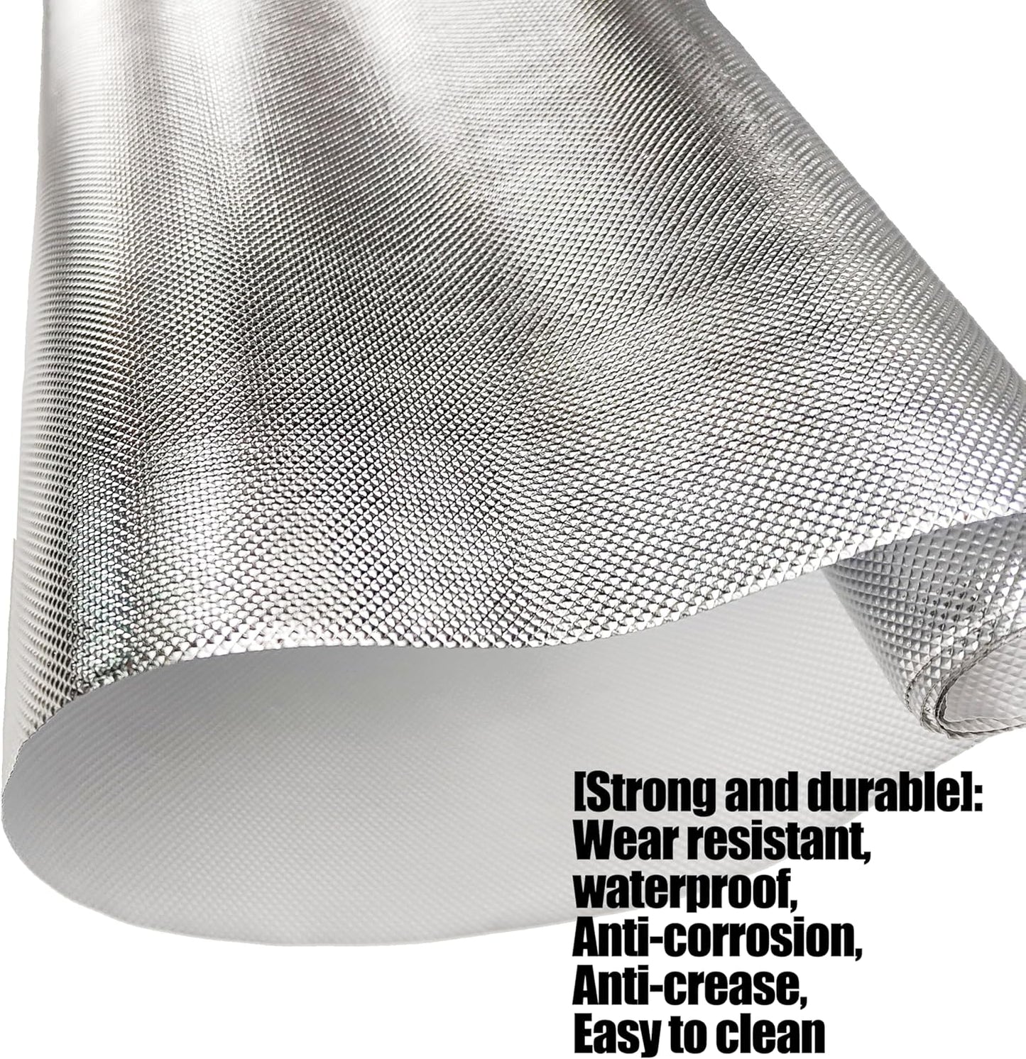 6 Mil Mylar Film Roll Diamond Film Foil Roll Highly Reflective Grow Room (4X50FT)