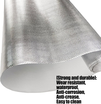 TEXALAN(R) Mylar Film Roll Diamond Film Foil Roll Highly Reflective for Grow Room 6 Mil 4X25FT