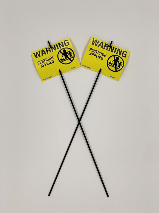 Lawn Treatment Application Stakes & Colorado Signs (Economy Style Stake / 1,000 pc. Pack)