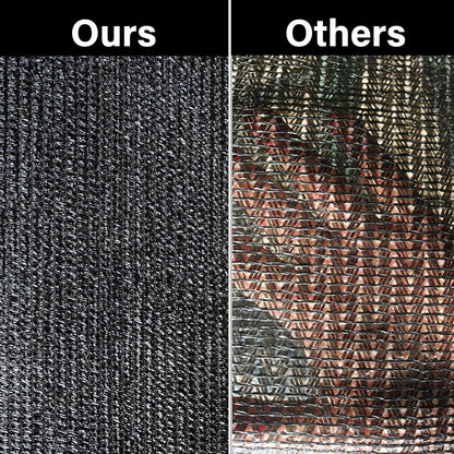 winemana 90% Black Shade Cloth, 3.3 x 10 FT Garden Mesh Tarp for Plants Heat Protection with Grommets, Sunshade Plant Cover for Greenhouse, Barns Kennel, Outdoor Netting Screens for Patio & Porch