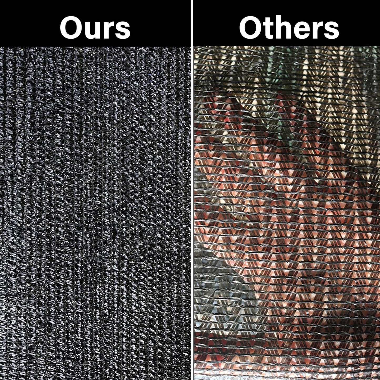 winemana Black Shade Cloth 40%, 30x50 FT Mesh Tarp - Garden Shade for Greenhouse, Patio, Vegetables, Plants Cover and Chicken Coops, Sun Shade Net for Outdoor Protection with Reinforced Grommets