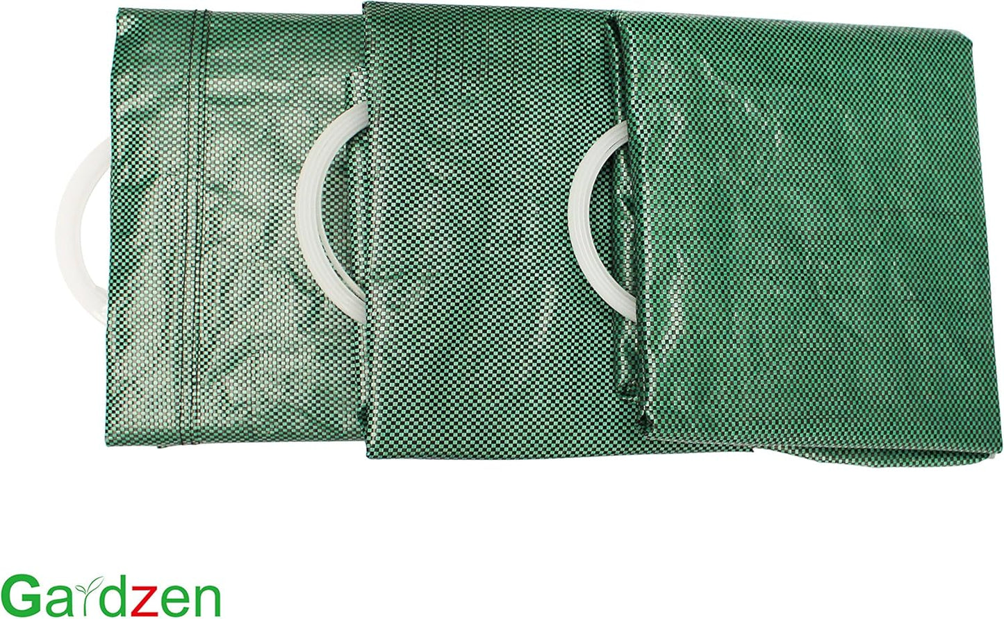 Gardzen 32&40&72 Gallon Yard Waste Bags, Reusable Heavy Duty Collapsible Garden Leaf Bags with Plastic Ring, Stand-Up Yard Waste Bin for Leaves, Lawn Debris & Grass Clippings